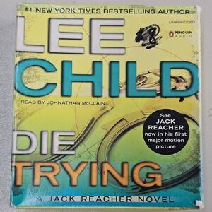 Lee Child Die Trying Jack Reacher Novel Unabridged Audiobook CD J. McClain